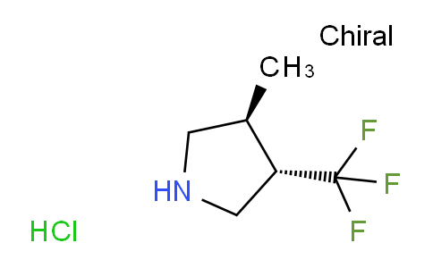 CAS No. 2173996-75-1, trans-3-methyl-4-(trifluoromethyl)pyrrolidine;hydrochloride