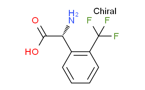 CAS No. 1228565-89-6, (2R)-2-amino-2-[2-(trifluoromethyl)phenyl]acetic acid