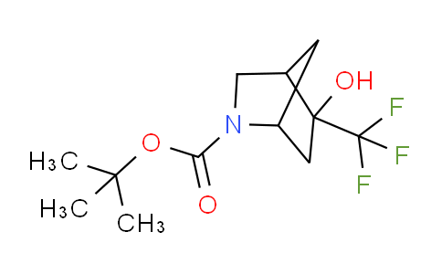 CAS No. 1251923-83-7, tert-butyl 5-hydroxy-5-(trifluoromethyl)-2-azabicyclo[2.2.1]heptane-2-carboxylate