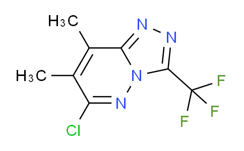 CAS No. 1394040-15-3, 6-chloro-7,8-dimethyl-3-(trifluoromethyl)-[1,2,4]triazolo[4,3-b]pyridazine