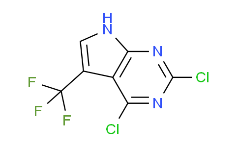 CAS No. 1310680-16-0, 2,4-dichloro-5-(trifluoromethyl)-7H-pyrrolo[2,3-d]pyrimidine