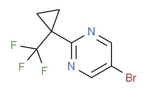 CAS No. 2168710-53-8, 5-bromo-2-[1-(trifluoromethyl)cyclopropyl]pyrimidine