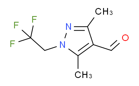 CAS No. 1006487-08-6, 3,5-dimethyl-1-(2,2,2-trifluoroethyl)-1H-pyrazole-4-carbaldehyde