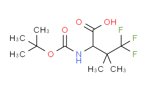 CAS No. 2242426-49-7, 2-(tert-butoxycarbonylamino)-4,4,4-trifluoro-3,3-dimethyl-butanoic acid