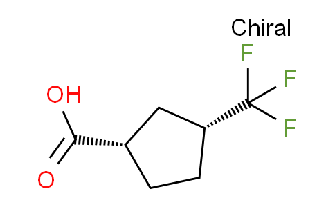 CAS No. 2165443-77-4, (1S,3R)-3-(trifluoromethyl)cyclopentane-1-carboxylic acid