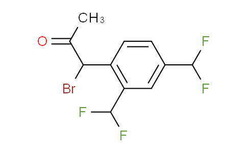 CAS No. 1804212-57-4, 1-(2,4-Bis(difluoromethyl)phenyl)-1-bromopropan-2-one