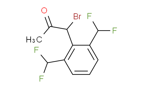 CAS No. 1803742-17-7, 1-(2,6-Bis(difluoromethyl)phenyl)-1-bromopropan-2-one