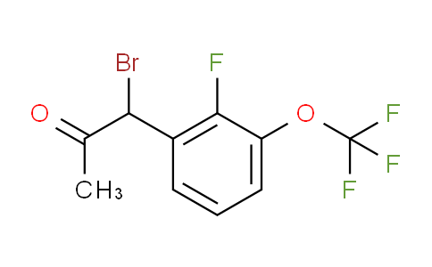 CAS No. 1806402-05-0, 1-Bromo-1-(2-fluoro-3-(trifluoromethoxy)phenyl)propan-2-one