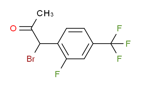 CAS No. 1804254-38-3, 1-Bromo-1-(2-fluoro-4-(trifluoromethyl)phenyl)propan-2-one