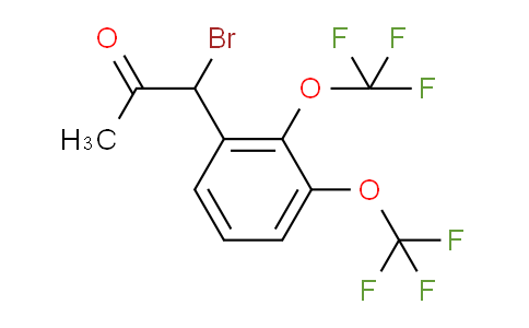 CAS No. 1806359-36-3, 1-(2,3-Bis(trifluoromethoxy)phenyl)-1-bromopropan-2-one