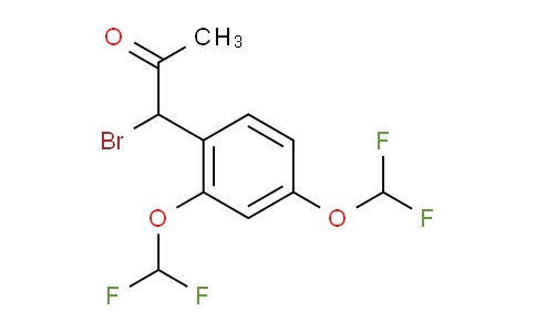CAS No. 1803848-18-1, 1-(2,4-Bis(difluoromethoxy)phenyl)-1-bromopropan-2-one
