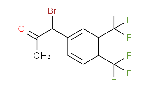 CAS No. 1804222-55-6, 1-(3,4-Bis(trifluoromethyl)phenyl)-1-bromopropan-2-one
