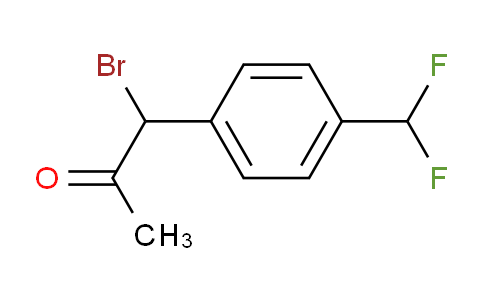 CAS No. 1803879-74-4, 1-Bromo-1-(4-(difluoromethyl)phenyl)propan-2-one