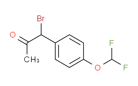 CAS No. 1803830-38-7, 1-Bromo-1-(4-(difluoromethoxy)phenyl)propan-2-one