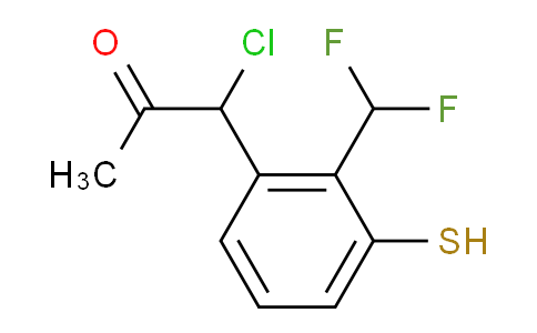 CAS No. 1805894-18-1, 1-Chloro-1-(2-(difluoromethyl)-3-mercaptophenyl)propan-2-one