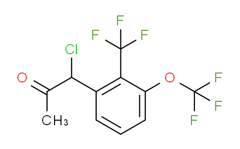 CAS No. 1806466-08-9, 1-Chloro-1-(3-(trifluoromethoxy)-2-(trifluoromethyl)phenyl)propan-2-one