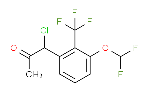 CAS No. 1803722-01-1, 1-Chloro-1-(3-(difluoromethoxy)-2-(trifluoromethyl)phenyl)propan-2-one