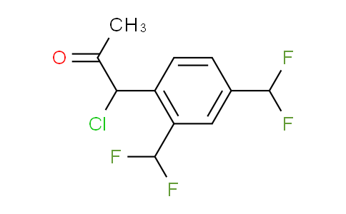 CAS No. 1803742-22-4, 1-(2,4-Bis(difluoromethyl)phenyl)-1-chloropropan-2-one