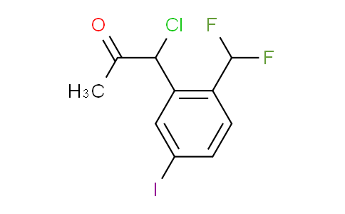 CAS No. 1806483-92-0, 1-Chloro-1-(2-(difluoromethyl)-5-iodophenyl)propan-2-one