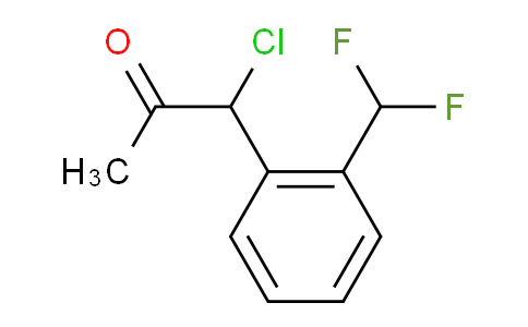 CAS No. 1803846-60-7, 1-Chloro-1-(2-(difluoromethyl)phenyl)propan-2-one