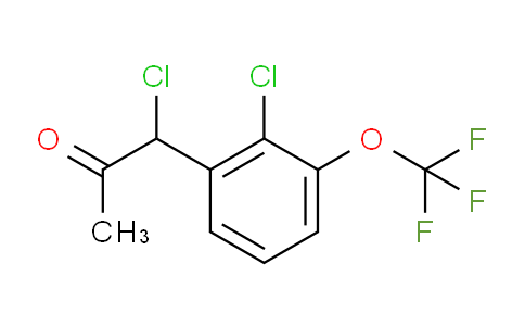 CAS No. 1804259-53-7, 1-Chloro-1-(2-chloro-3-(trifluoromethoxy)phenyl)propan-2-one