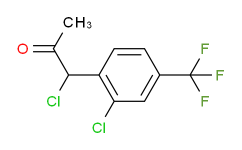 CAS No. 1803865-18-0, 1-Chloro-1-(2-chloro-4-(trifluoromethyl)phenyl)propan-2-one