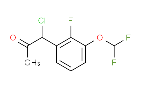 CAS No. 1803894-06-5, 1-Chloro-1-(3-(difluoromethoxy)-2-fluorophenyl)propan-2-one