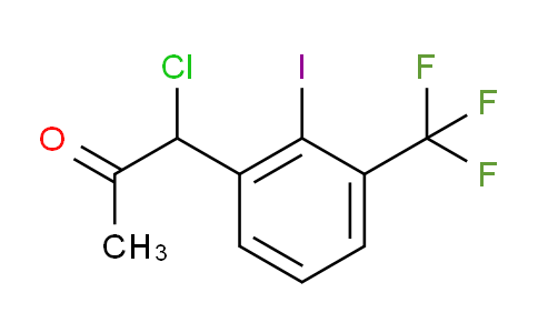 CAS No. 1804083-87-1, 1-Chloro-1-(2-iodo-3-(trifluoromethyl)phenyl)propan-2-one