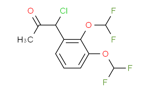 CAS No. 1804502-53-1, 1-(2,3-Bis(difluoromethoxy)phenyl)-1-chloropropan-2-one