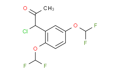 CAS No. 1803857-34-2, 1-(2,5-Bis(difluoromethoxy)phenyl)-1-chloropropan-2-one