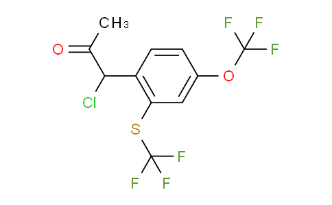 DY722673 | 1806467-34-4 | 1-Chloro-1-(4-(trifluoromethoxy)-2-(trifluoromethylthio)phenyl)propan-2-one