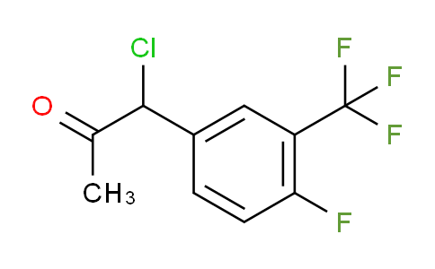 CAS No. 1804178-79-7, 1-Chloro-1-(4-fluoro-3-(trifluoromethyl)phenyl)propan-2-one