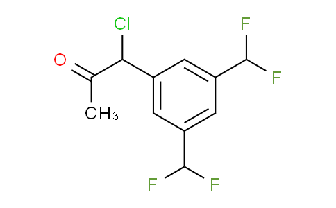 CAS No. 1807046-14-5, 1-(3,5-Bis(difluoromethyl)phenyl)-1-chloropropan-2-one