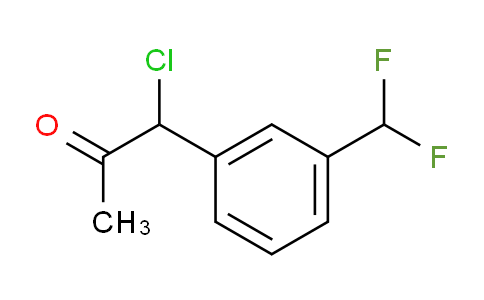 CAS No. 1806344-07-9, 1-Chloro-1-(3-(difluoromethyl)phenyl)propan-2-one