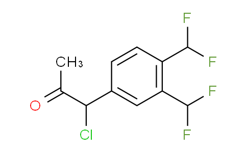 CAS No. 1803742-29-1, 1-(3,4-Bis(difluoromethyl)phenyl)-1-chloropropan-2-one