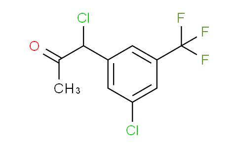 CAS No. 1804071-19-9, 1-Chloro-1-(3-chloro-5-(trifluoromethyl)phenyl)propan-2-one