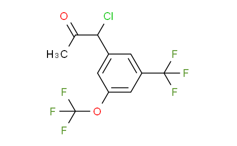 CAS No. 1804071-22-4, 1-Chloro-1-(3-(trifluoromethoxy)-5-(trifluoromethyl)phenyl)propan-2-one