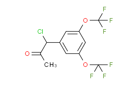 CAS No. 1807081-28-2, 1-(3,5-Bis(trifluoromethoxy)phenyl)-1-chloropropan-2-one
