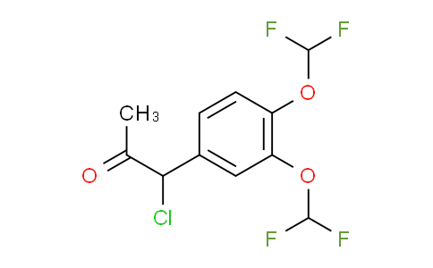 CAS No. 1806314-79-3, 1-(3,4-Bis(difluoromethoxy)phenyl)-1-chloropropan-2-one