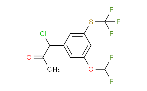 MC722747 | 1806384-09-7 | 1-Chloro-1-(3-(difluoromethoxy)-5-(trifluoromethylthio)phenyl)propan-2-one