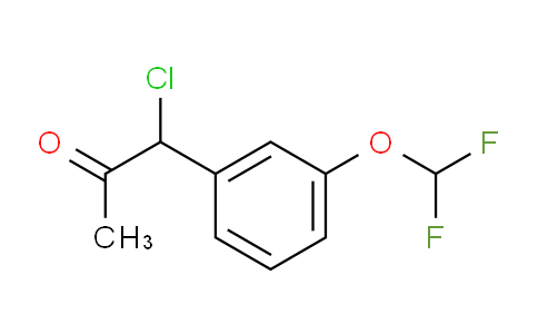 CAS No. 1806323-28-3, 1-Chloro-1-(3-(difluoromethoxy)phenyl)propan-2-one