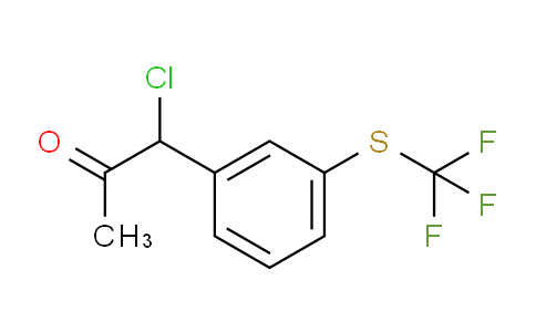 CAS No. 1806497-90-4, 1-Chloro-1-(3-(trifluoromethylthio)phenyl)propan-2-one