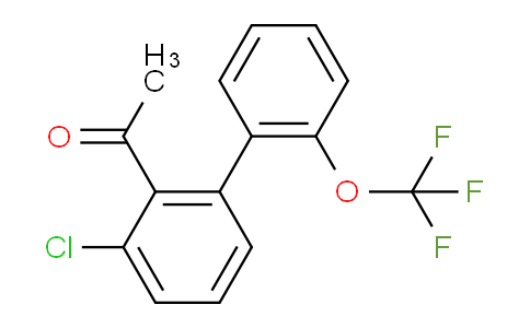 CAS No. 1261724-43-9, 1-(3-Chloro-2'-(trifluoromethoxy)biphenyl-2-yl)-ethanone