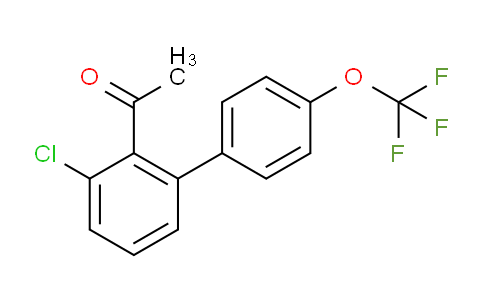 CAS No. 1261841-20-6, 1-(3-Chloro-4'-(trifluoromethoxy)biphenyl-2-yl)-ethanone