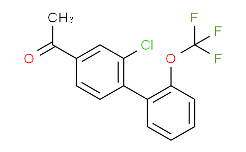 CAS No. 1261687-03-9, 1-(2-Chloro-2'-(trifluoromethoxy)biphenyl-4-yl)-ethanone