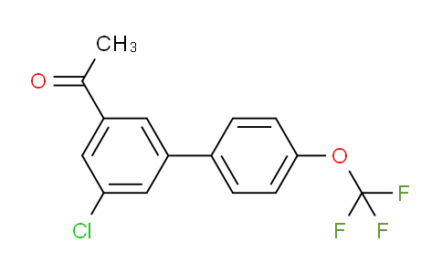 CAS No. 1261762-64-4, 1-(5-Chloro-4'-(trifluoromethoxy)biphenyl-3-yl)-ethanone