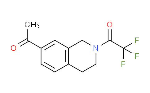 CAS No. 82771-26-4, 1-(7-Acetyl-3,4-dihydroisoquinolin-2(1H)-yl)-2,2,2-trifluoroethanone