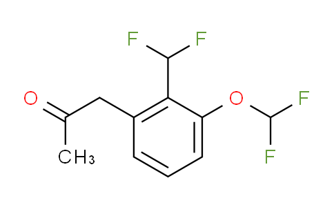 CAS No. 1804149-44-7, 1-(3-(Difluoromethoxy)-2-(difluoromethyl)phenyl)propan-2-one