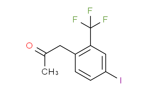 CAS No. 1804228-17-8, 1-(4-Iodo-2-(trifluoromethyl)phenyl)propan-2-one