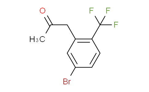 CAS No. 1804148-94-4, 1-(5-Bromo-2-(trifluoromethyl)phenyl)propan-2-one